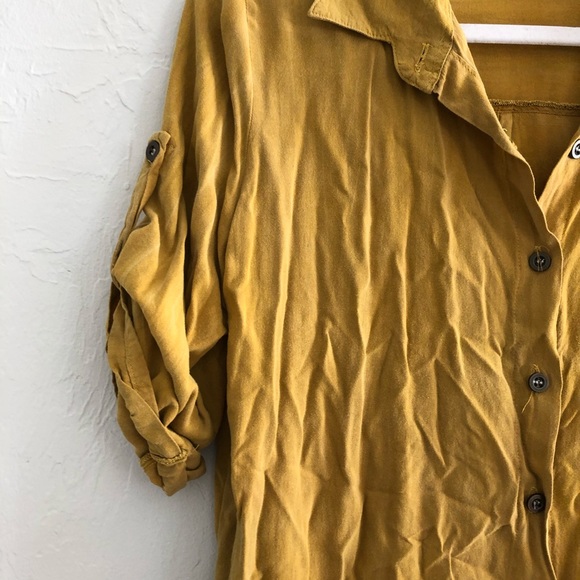 Vintage Mustard Yellow Dress - Picture 3 of 7